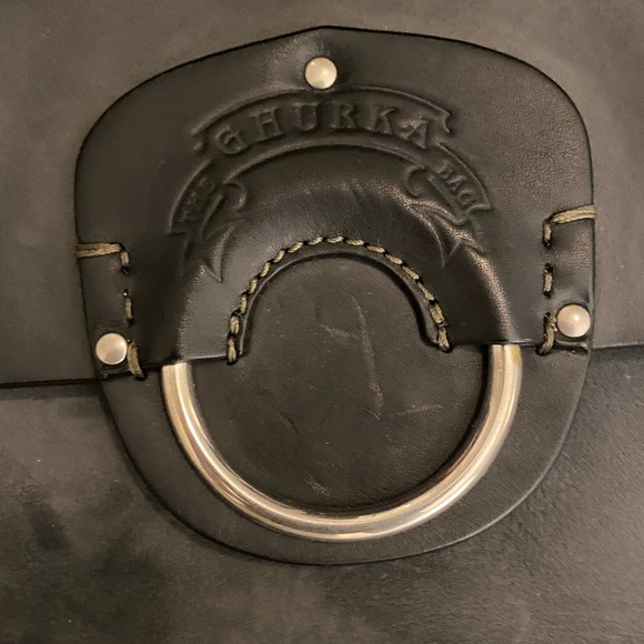 Brand New Black Ghurka Shoulder Luxury Designer Bag - Picture 3 of 8